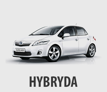 wypożyczalnia samochodów hybrydowych