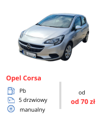 Opel Corsa Wynajem