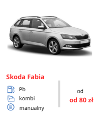 Skoda Fabia Kombi Wynajem